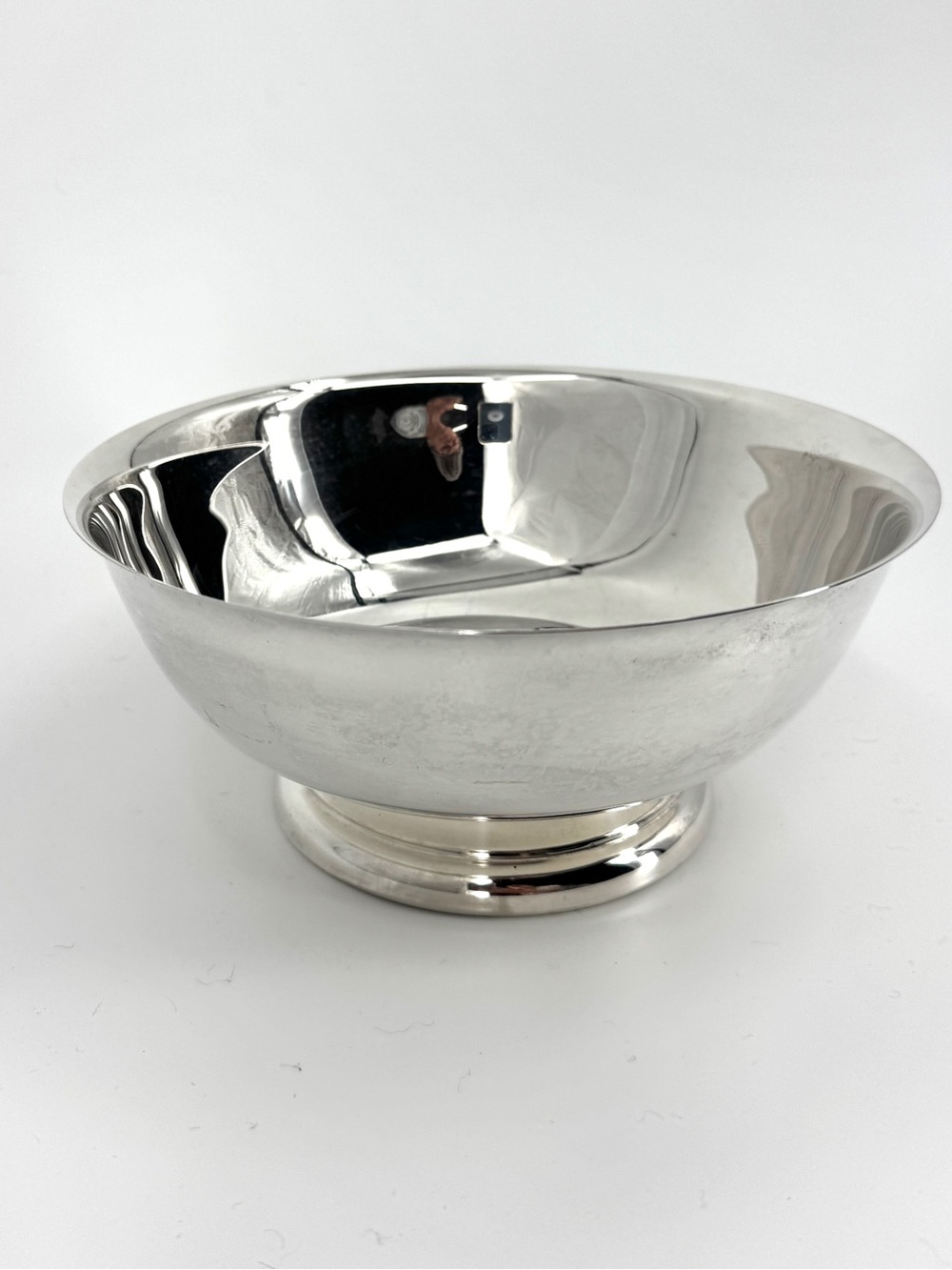 Vintage Silver plated brass Revere  Serving Bowl - Elegant Home Dining